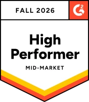 G2 High Performer Mid-Market, Analytics Platforms, Fall 2026