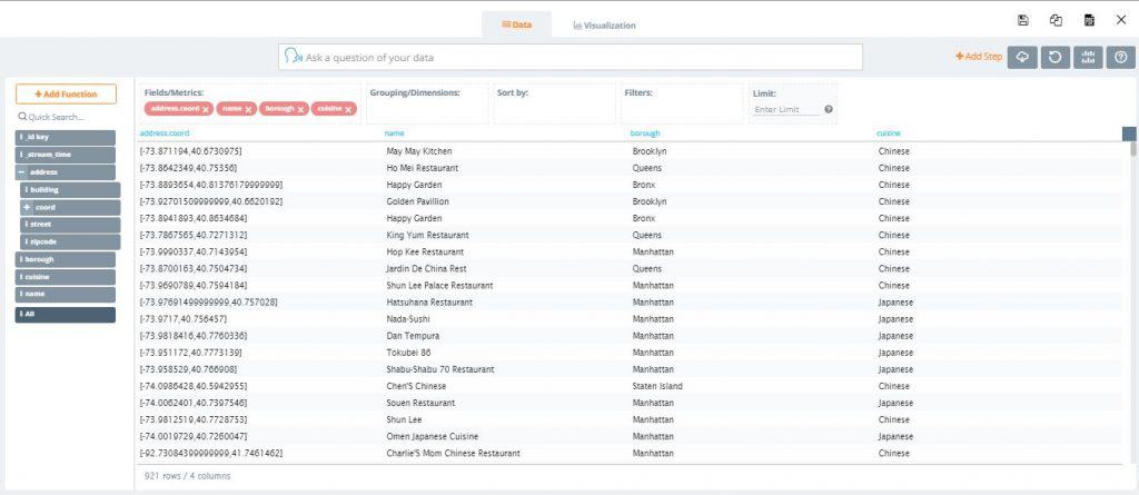 Change the Fields and Groupings in the Cloned Widget (Source - knowi.com)