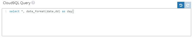 Use Cloud9QL to Extract the ‘Day’ Value from the ‘Date’ Field (Source - knowi.com)