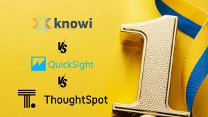 Comparison of Knowi, AWS quicksight and Thoughtspot