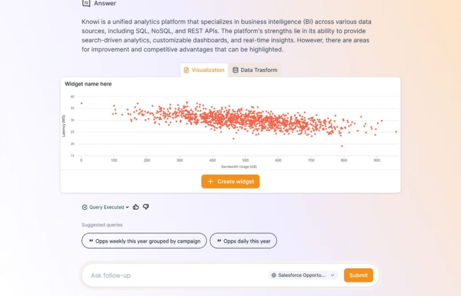 Secure AI & Natural Language Analytics for Enterprise Data