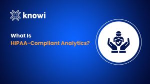 HIPAA-compliant analytics architecture showing encryption, access controls, audit logging, and private AI deployment for PHI security