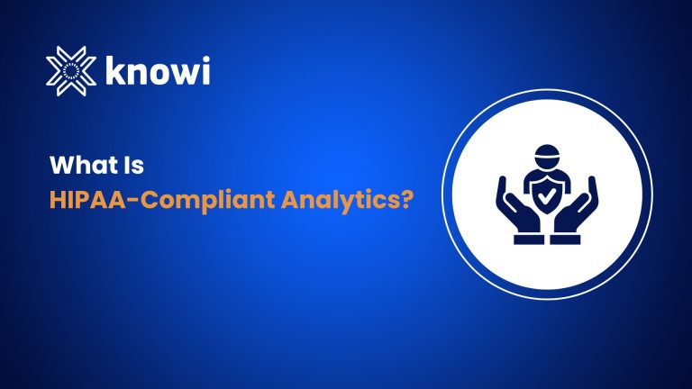 HIPAA-compliant analytics architecture showing encryption, access controls, audit logging, and private AI deployment for PHI security