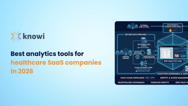 Best analytics tools for healthcare SaaS companies