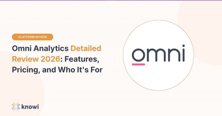 Omni Analytics Detailed Review 2026: Features, Pricing, and Who It's For