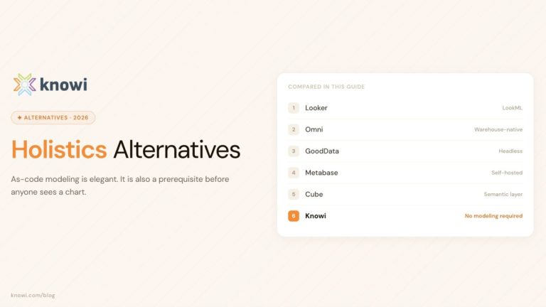 Holistics alternatives