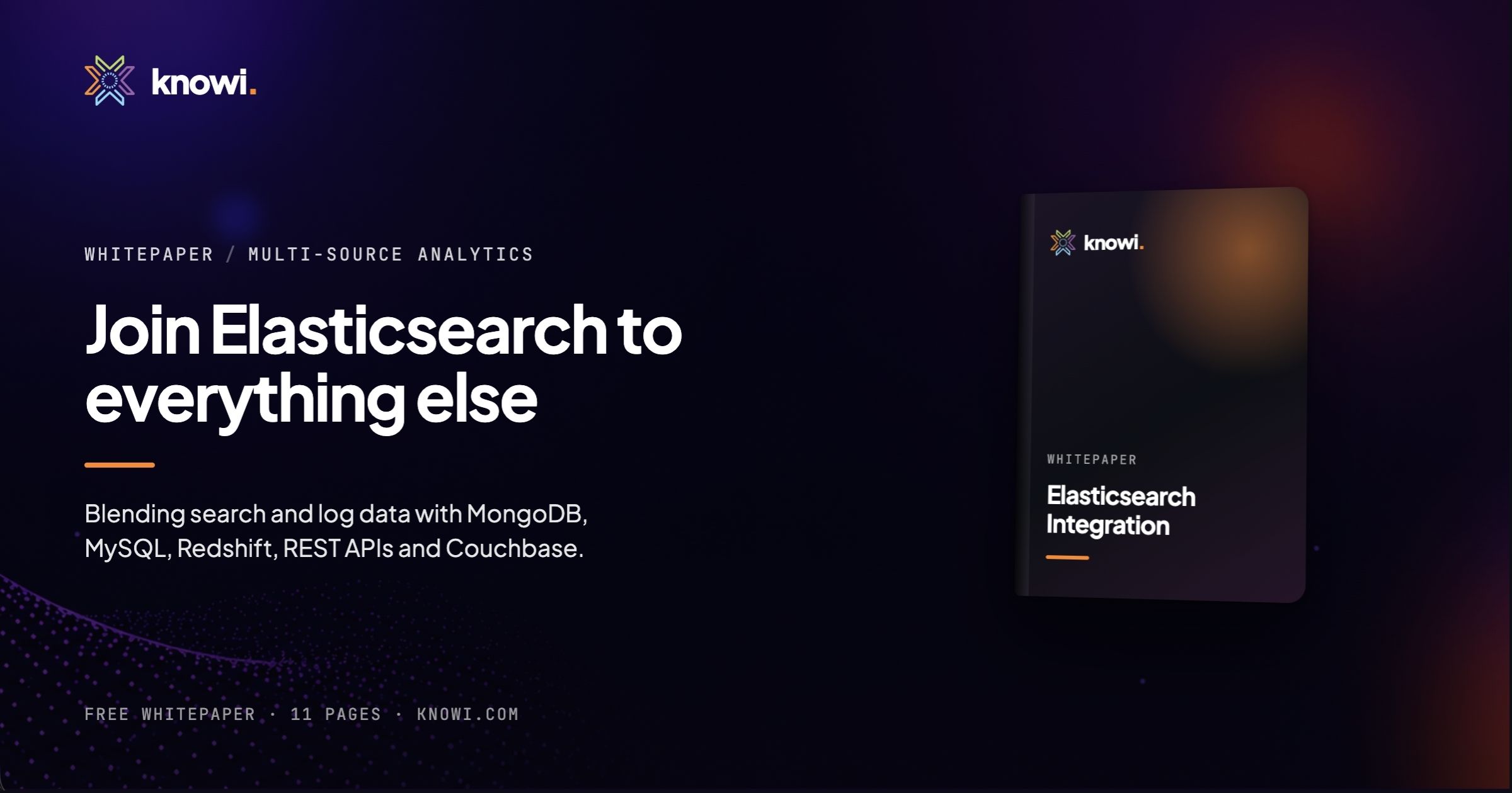 Whitepaper cover: Elasticsearch Integration