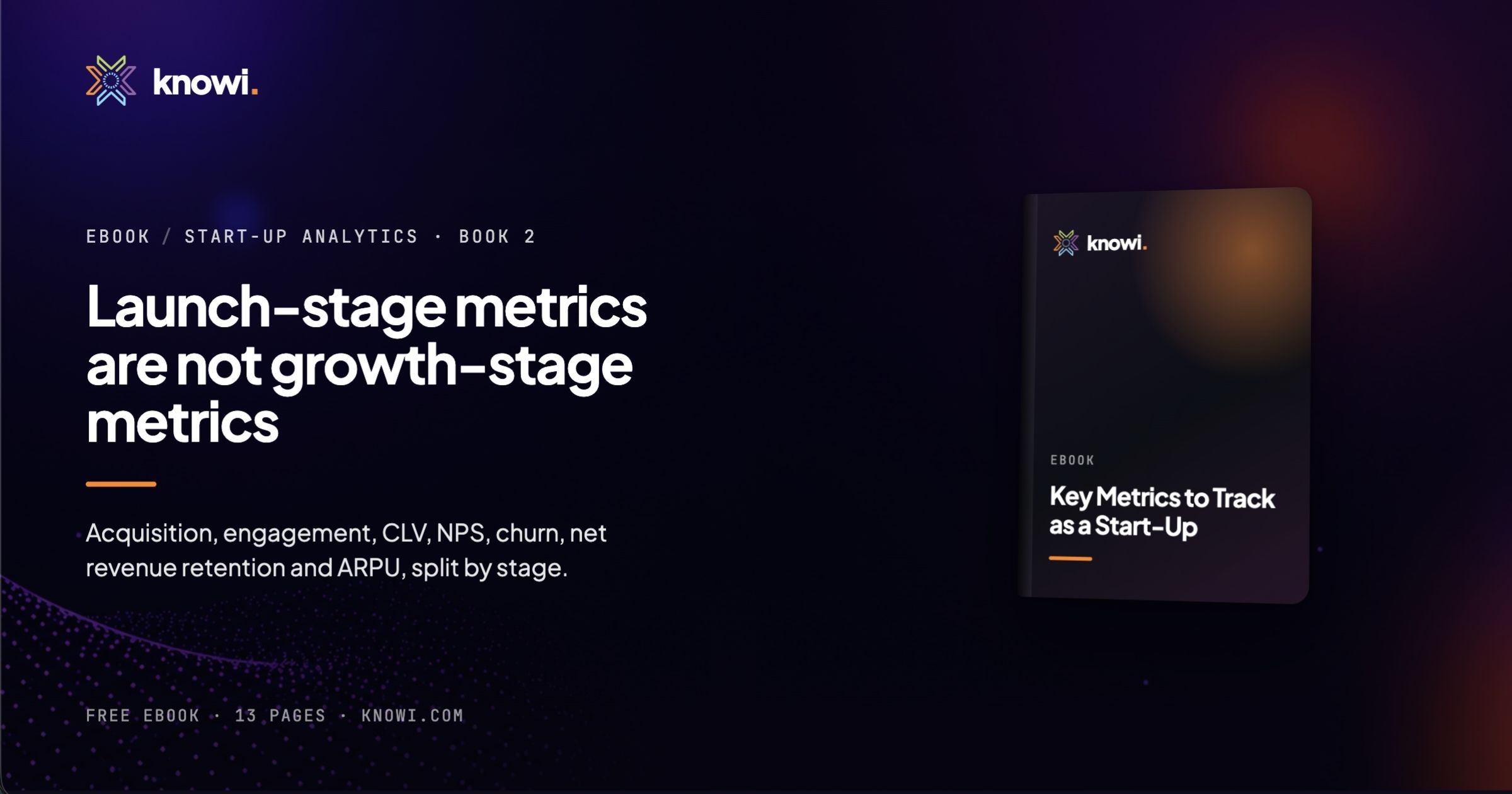 Ebook cover: Key Metrics to Track