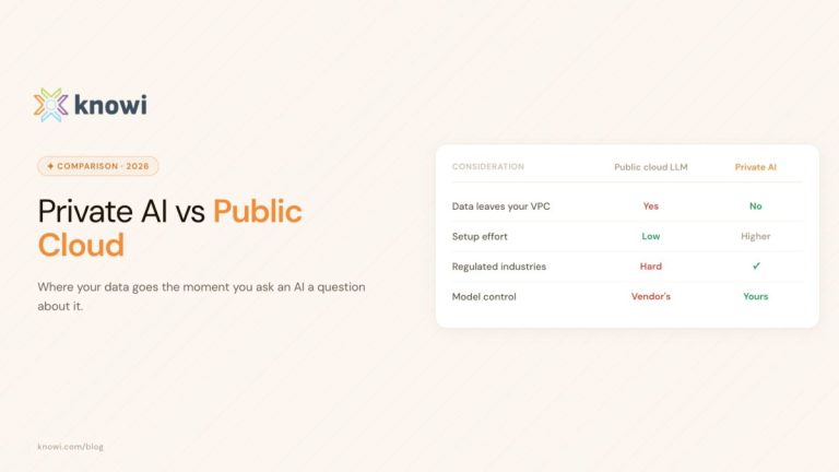 Private AI vs public cloud analytics